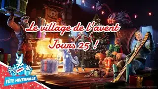 Village de l'avent (Jours 25) #fortnite #calendrierdelavent #noël 