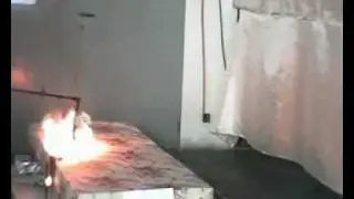 Soster&reg; Flame Retardant Test  on a mattress