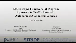 STRIDE Webinar: Macroscopic Fundamental Diagram Approach to Traffic Flow with CAVs