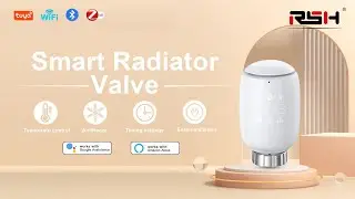 RSH Smart Radiator Thermostat Digital Programmable Temperature Controller, Tuya WiFi/ZigBee Optional