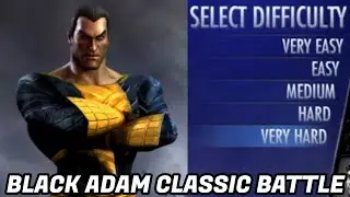 BLACK ADAM Classic Battle on Hardest AI! (INJUSTICE GODS AMONG US)