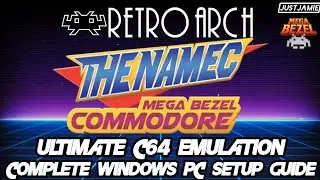 C64 Emulation Upgraded - Retroarch Mega Bezel Setup Guide #c64 #retroarch #emulator