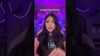 Invisible Clips & Braids #asmr #shorts