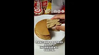 PANCAKE PROTEICI SOLO 3 INGREDIENTI 63KCAL
