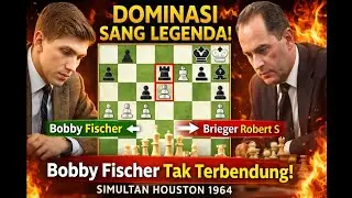 “Dominasi Sang Legenda: Bobby Fischer Tak Terbendung di Simultan Houston 1964”