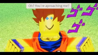 Trolling people in Roblox Dragon ball N ( With Fssj goku)