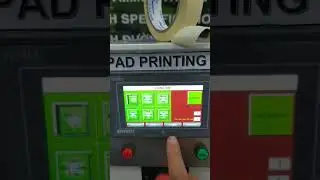 Cosota Vietnam - 1 color pad printing machine with auto cleaning system and touching control panel.