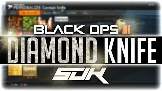 Black Ops 3 - WORLD'S FIRST DIAMOND COMBAT KNIFE! (BO3 Diamond Knife Camo!)