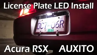 Acura RSX (2002-2006): License Plate Light LED Bulb Installation From Auxito.