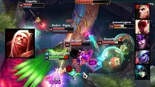 Rock3tt - Literally 1v5 Baron Fight | Best Vladimir Plays s8 | League of Legends