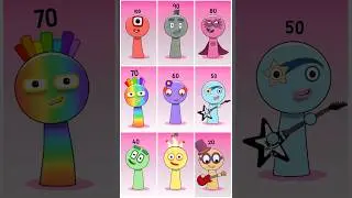 Incredibox Numberblocks 20 VS 100 | Compilation Incredibox #sprunki#numberblocks