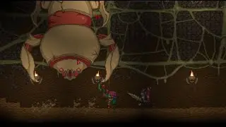 Starbound: Ixodoom Boss Fight