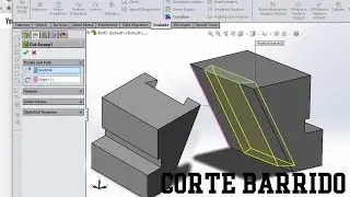 ¿Cómo hacer un corte barrido? | SOLIDWORKS 2014