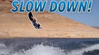 Slow Speed Wakeboarding at Lake Powell : You should try this!