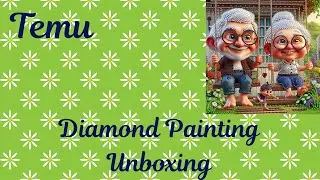 TEMU - Partial Special Shape  & Greeting Card Diamond Painting Unboxing - Diamond Art Craft Haul 93