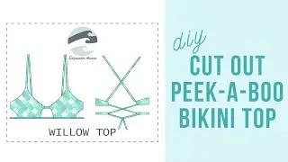 DIY Peek-a-Boo Cut Out Bikini Top | Willow Top | Edgewater Avenue
