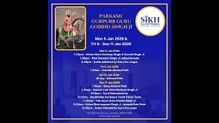 SGSL Guru Gobind Singh Ji Prakash Gurpurb Akhand Paath Bhog, Assa Di Var #Sikhi, #like, #subscribe