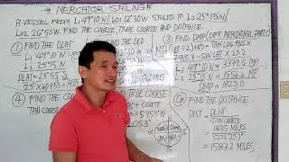 HOW TO SOLVE MERCATOR SAILING
