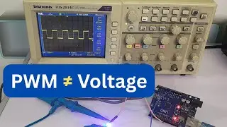 Arduino PWM Explained using Oscilloscope (CRO)
