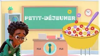 Je prends mon petit-d&eacute;jeuner 🍯🥛 &ndash; Apprendre le fran&ccedil;ais | FLE Enfants 🧒🏽🇫🇷