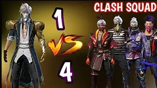 Clash squad 1 vs 4 best character #Full video 