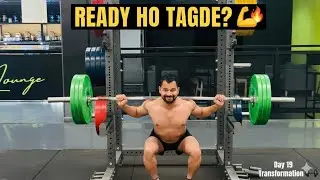 Day 19 Transformation | Leg Day + Abs Blast 💪🔥 | Tagde Hone Wali Series