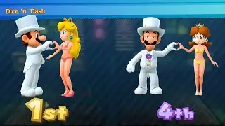 Mario Party 10 Minigames &ndash; Wedding Mario vs Beach Daisy&hellip; SHOCKING RESULT!