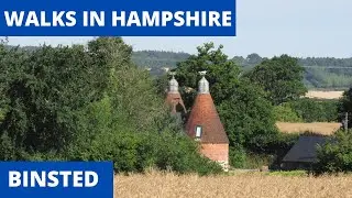 WALKS IN HAMPSHIRE at BINSTED (INC FIELD MARSHALL MONTGOMERY'S GRAVE) (SOUTH DOWNS NATIONAL PARK)