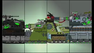 All Hybrid Tank With Toxicus (Fans Made Version) - Cartoons About Tanks