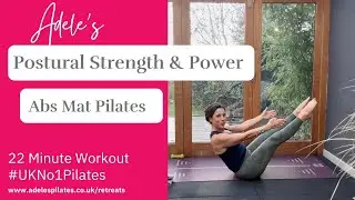 Пилатес на коврике для укрепления осанки и пресса &ndash; 22-минутное занятие #UKNo1Pilates