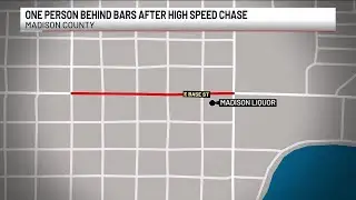 High-speed chase of stolen vehicle in Madison County ends in arrest