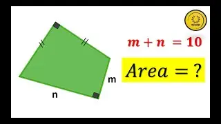 This Geometry Problem Looks Impossible… Until You See the Trick! | Find the Area