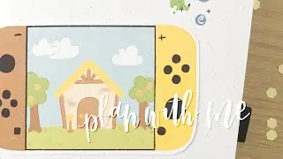 march plan with me | animal crossing theme 🌱