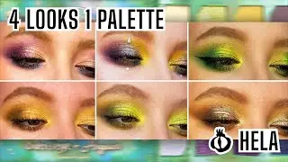 ODENS EYE HELA REVIEW | 4 LOOKS 1 PALETTE