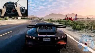 Bugatti Divo 2019 - GTA 5 - Logitech G29 Gameplay - GTA 5 Mod MVGA + ReShade ENB