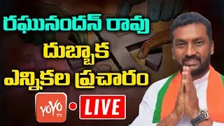 BJP Leader Raghunandan Rao Live | Dubbaka Election Campaign 2020 Live | BJP Vs TRS | YOYO TV Channel