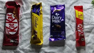 Kitkat ,dairy milk, lolipop 🍭 chocolate ASMR || candy review 🍫 ||ASMR video ||