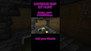 DAVEDUB SMP kit hunt ￼#minecraft #minecraftshorts #minecraftmemes #minecraftsmp #DAVEDUBSMP