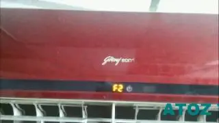 F2 Error code on godrej air conditioner indoor unit display panel