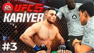 THE CAGE BECAME A BLOODBATH, LAST-SECOND KNOCKOUT! - UFC 5 Career Mode #3