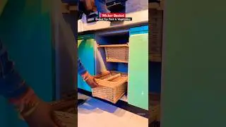 #2 Best Fitting For Vegetable & Fruits | Wicker Basket For Kitchen| Kitchen Fitting #Kitchen #best