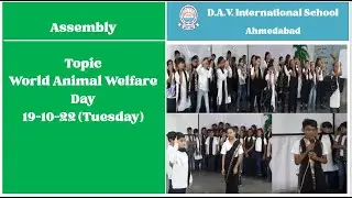 World Animal Welfare Day | DAV Ahemdabad