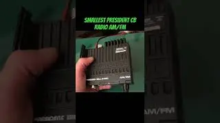 Smallest CB Radio AM/FM/WX #cbradio #presidentcbradio #cbshorts