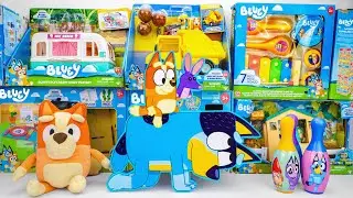 Bluey Toy Collection Unboxing Review 💙 Mystery Funny Bandit Bingo Box & Talking Bingo Plush