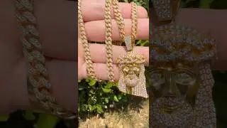 Моя мечта🔥 Ben Baller Jesus Piece, цепочка с бриллиантами 6 мм, кубинское ожерелье 14 карат, If &...
