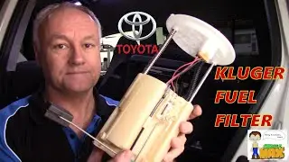 Замена топливного фильтра Toyota Kluger