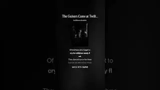 The Guisers Came at Twilight