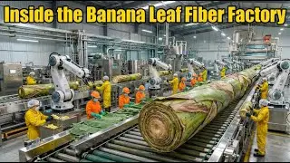 Inside the Banana Leaf Fiber Factory &ndash; (Full Process) How Luxury Eco Products Are Made