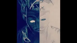 How to draw Hacker | Vendetta | anonymous face mask negative art sketch