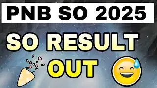 pnb so result 2025 | pnb specialist officer result | how to check pnb so result | mahir academy